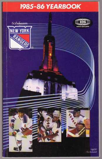 MG80 1985 New York Rangers
